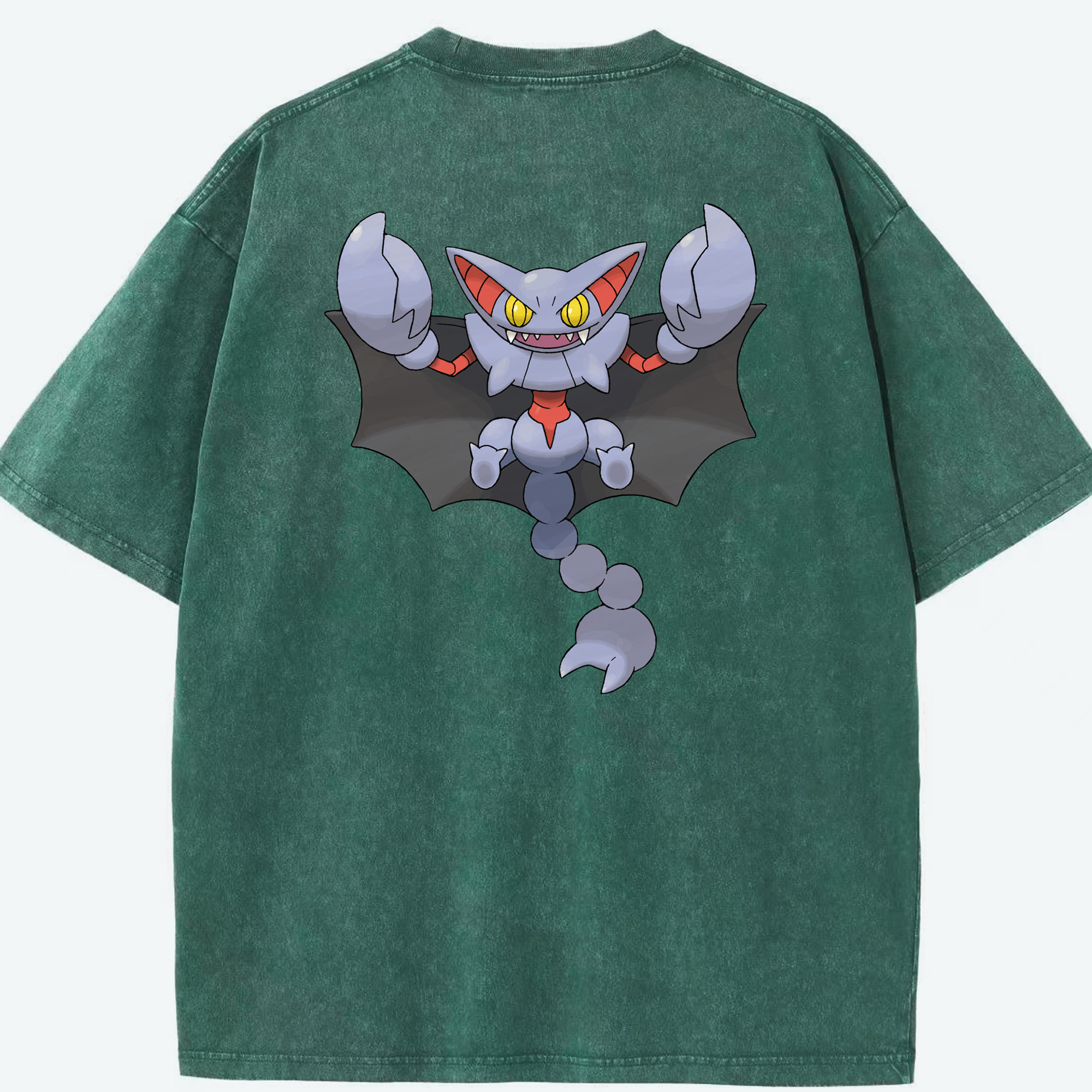 （画像用） ポケットモンスター Pokémon 綿100% ヴィンテージ風 半袖Tシャツ（背面プリント）